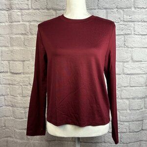 NWOT a new day Burgundy Long‎ Sleeve Tee